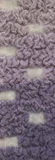 Purple Ikat fabric